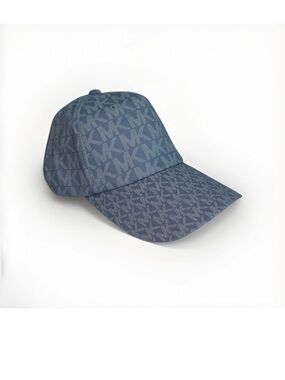 Michael Kors MK Logo Baseball Cap Blue Adjustable Strap OS New